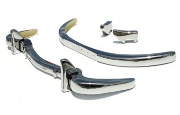Stainless Steel Bumper Set for the Mercedes 300SL Roadster